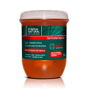 Gel Termo Ativo D'água Natural com Nicotinato de Metila - 750g