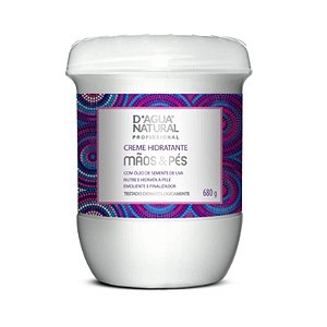 Creme Hidratante Mãos e Pés Semente de Uva D'agua Natural - 650g