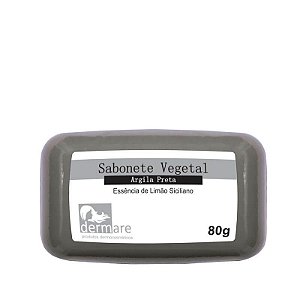 Sabonete Facial de Argila Preta Dermare - 80g