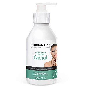 Creme Drenagem Facial Hidramais Com Colágeno E Vitamina E 250ml