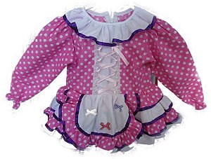 vestido junino infantil chique