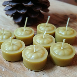Kit 3 Velas réchaud Alveolada Artesanal 1,5cm | Vela de Cera de Abelha