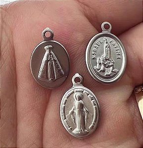 Medalha dos 3 Marias em Aço Inox