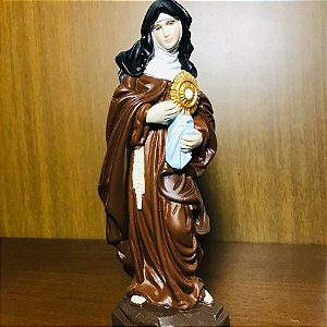 Imagem Santa Clara de Assis 28cm | Gesso