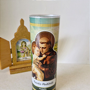 Vela Santo Antônio com proteção Anti-chamas