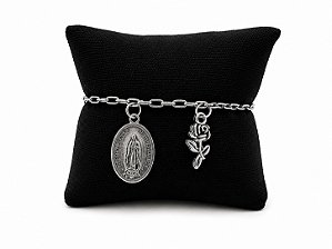 Modelo 8 medalha de Nossa Senhora de Guadalupe