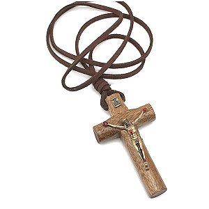 Crucifixo De Pescoço Colar Com As Chagas De Cristo
