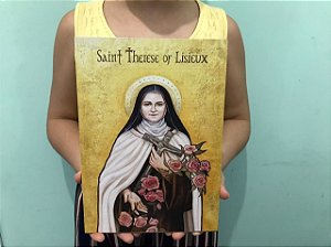 Ícone de Santa Teresinha do Menino Jesus 28x20cm