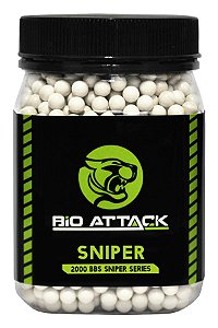 Bio Attack Sniper Series BBs .40g 2000 unid.