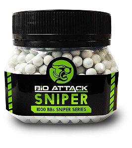 Bio Attack Sniper Series BBs .40g 1000 unid.