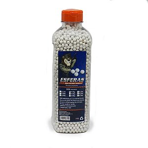 Esfera Airsoft BBs Leão 0.20g 6mm pote com 5000 bolinhas