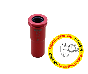 Nozzle Dupla Vedação 21,4mm (V2) - Kpp Airsoft