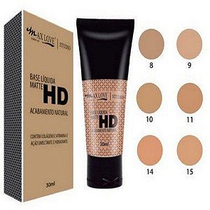 Base Max Love Líquida Matte HD Acabamento Natural N° 11 - UBR Makeup - UBR  Makeup