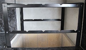 Conjunto de suporte manual de grelhas e espetos