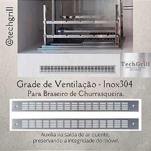 Grade de Ventilação para Braseiro a carvão
