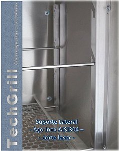 Suporte lateral - Aço Inox AISI304