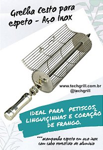 Grelha Cesto para Espeto