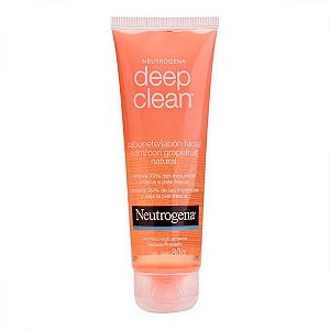 Sabonete Facial Neutrogena Deep Clean Grapefruit 80Gr