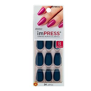 Unhas Kiss Impress Bailarina Sapphire BIPAM516BR