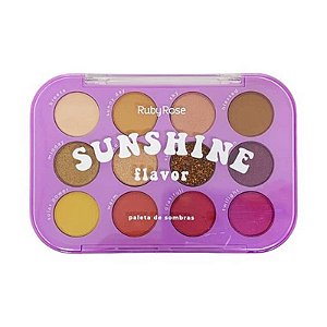Paleta de Sombras Ruby Rose 12 Cores Sunshine HB1092