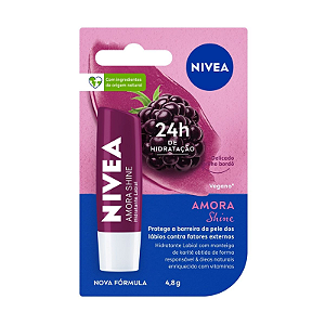 Protetor Labial Nivea Fruity Shine Amora