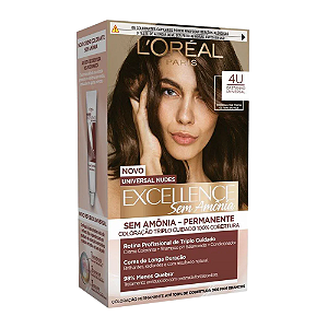 Coloração Loreal Imedia Sem Amônia 4 Castanho