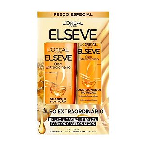 Kit Elseve Óleo Extraordinário Nutrição Shampoo 375ml + Cond 170ml