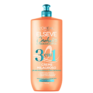 Creme de Pentear Elseve Cachos dos Sonhos 3em1 500ml