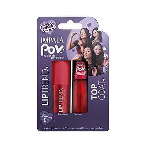 Kit Impala POV Top Coat + Gloss Labial Antonela