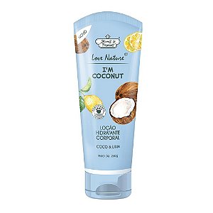 Loção Hidratante Corporal Flores & Vegetais Coco Lima 200gr