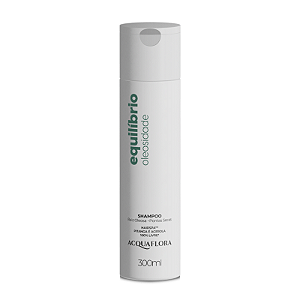 Shampoo Acquaflora Equilíbrio Oleosidade Raiz Oleosa Pontas Secas 300Ml