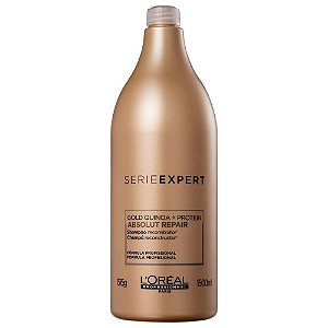 Shampoo Loreal Absolut Repair Gold Quinoa 1,5Litro