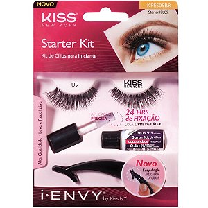 Cilios Kiss Kit Para Iniciante Au Naturalle 02 KPES09BR