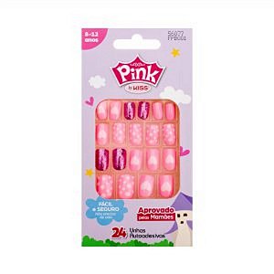 Unhas Kiss Pink Infantil Pink 1 FPBG01