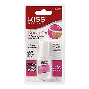 Cola De Unhas Kiss Brush On Pincel FBGL504
