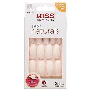 Unhas Kiss Salon Natural Bailarina KSN07BR