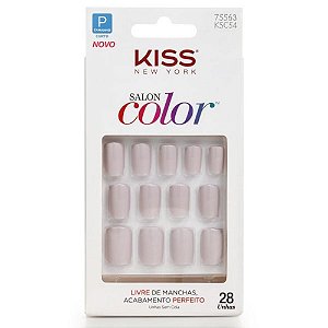 Unhas Kiss Salon Color Little Princess KSC54BR