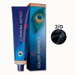 Coloração Wella Color Perfect 2/0 Preto