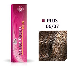 Tonalizante Wella Color Touch Plus 66/07 60g Louro Escuro Intenso Natural Marrom