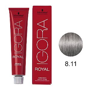 Coloração Schwarzkopf Igora 8-11 Louro Claro Cinza Extra