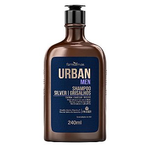 Shampoo Silver Grisalhos Urban Men  240Ml