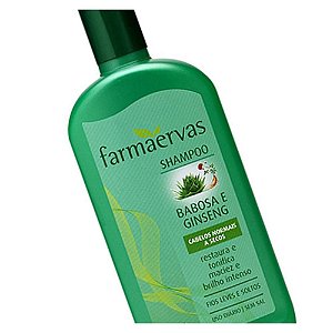 Shampoo Farmaervas Babosa E Ginseng 320Ml