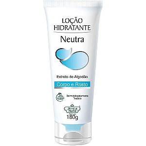 Loção Hidratante Neutra Flores & Vegetais Corpo e Rosto 180gr