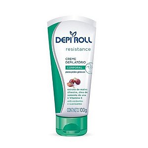 Creme Depilatório Corporal Depi Roll Pelos Grossos 100Gr