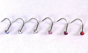 Nostril Aço Cirurgico / Banho ouro no atacado