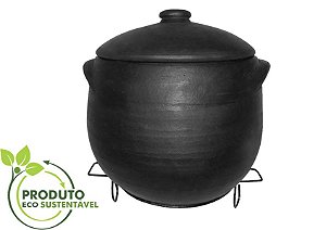 Brazilian Clay Stew Pot, Panela de Barro Capixaba