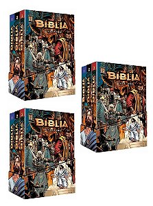 Kit 3 Bíblia Box Kingstone Volume 1 2 3 Ilustrada