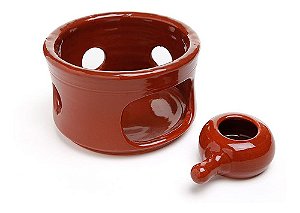 Fogareiro Em Cerâmica Vm Nº3 - 20 X 13cm