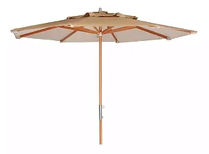 Ombrelone Madeira 2,40m Sombreiro Piscina Praia Churrasco Bege