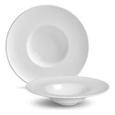 Pratos Entrada Risoto Apresentação Branco Porcelana 2ª Linha